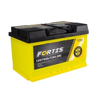 Аккумулятор 75 Ah/12V (низкий) Fortis FRT75-00L