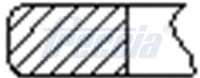 Комплект кілець на поршень FRECCIA FR10-375900
