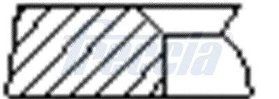 Кільця поршневі FRECCIA FR10-376100