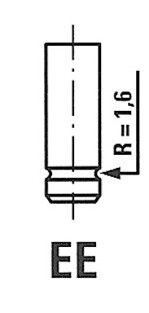 Клапан выпускной ISUZU R6236/RNT EX FRECCIA R6236RNT