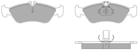 Колодки тормозные FREMAX FBP-1035