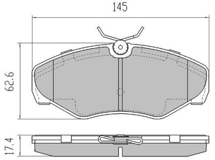 Колодки тормозные FREMAX FBP-1272