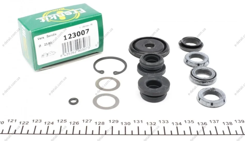 Ремкомплект циліндра гальмівного (головного) Ford Transit 86-91 (d=23,8mm) Bdx FRENKIT 123007 (фото 1)
