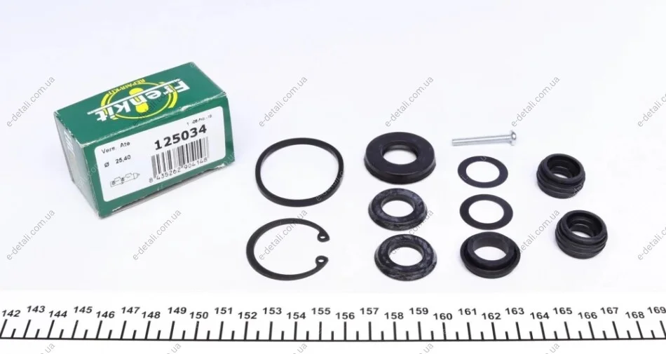 Ремкомплект циліндра гальмівного (головного) Ford Mondeo 93-96 (d=25.4mm)(-ABS) ATE FRENKIT 125034 (фото 1)