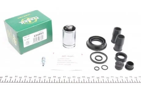 Ремкомплект супорта (заднього) Toyota Yaris 05- (d=34mm) (+поршень з механізмом) (Ate) FRENKIT 234952