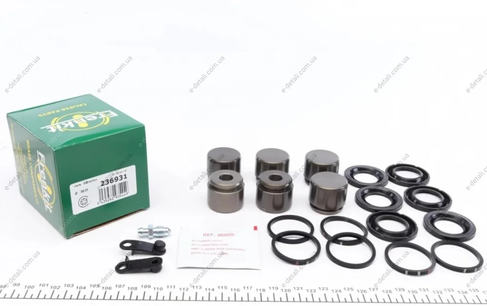 Ремкомплект суппорта (переднего) VW Touareg 02-10 (d=36mm) (Brembo) (+6 поршней) FRENKIT 236931 (фото 1)