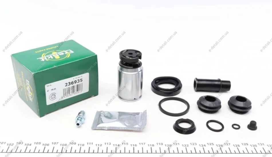 Ремкомплект суппорта (заднего) (L) Renault Laguna 01- (d=36mm) (+поршень с механизмом) (Brembo) FRENKIT 236935 (фото 1)