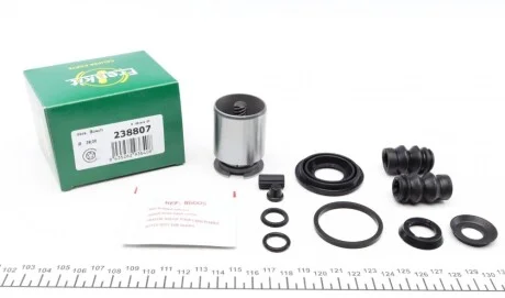 Ремкомплект суппорта (заднего) (R) Renault Kangoo 97- (d=38mm) (+поршень с механизмом) (Bosch) FRENKIT 238807