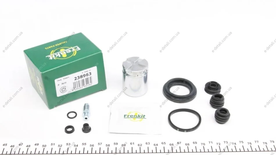 Ремкомплект суппорта (заднего) Honda Accord 2.0/2.2 CRDi 08- (d=38mm) (+поршень) (Nih) FRENKIT 238963 (фото 1)