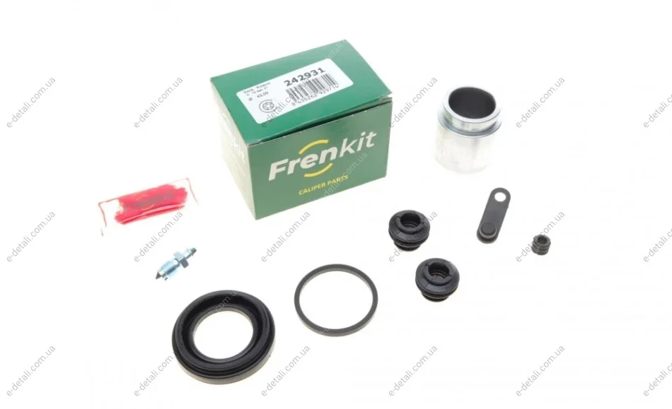 Ремкомплект суппорта (заднего) Hyundai H-1 2.4/2.5 CRDi 08- (d=41.2mm) (+поршень) (Kasko) FRENKIT 242931 (фото 1)