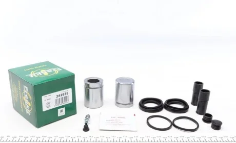Ремкомплект суппорта (переднего) BMW X5 (E53) 00-06 (d=42mm) (+2 поршня) (Ate) FRENKIT 242939
