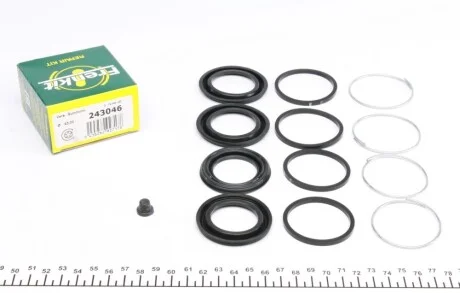 Ремкомплект гальмівного супорта TOYOTA Land Cruiser 100 98-07; LEXUS LX470 98-07 FRENKIT 243046