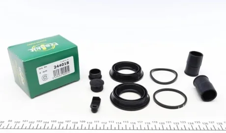 Ремкомплект гальмівного супорта VW T5 03-15; FORD Galaxy 06-15, Galaxy 15-, S-MAX 15-; MERCEDES-BENZ G-Class W463 90-18, GL X164 06-12, ML W164 05-11, E-Class W211 02-09, R-Class W251 05-13; VOLVO XC60 08-17, XC90 02-16 FRENKIT 244018