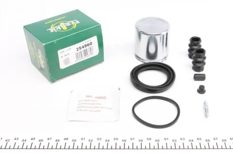 Ремкомплект суппорта (переднего) Citroen C2/C3 1.4/1.6 HDi 01- (d=54mm) (+поршень) (Lucas) FRENKIT 254960