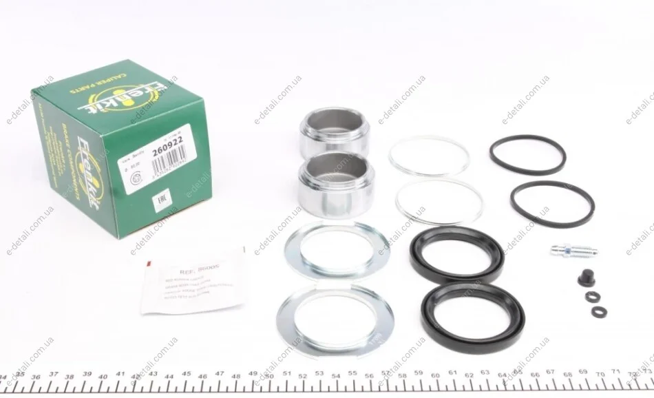 Ремкомплект суппорта (переднего) MB S-class (W126) 79-91 (d=60mm) (+2 поршня) (Bendix) FRENKIT 260922 (фото 1)