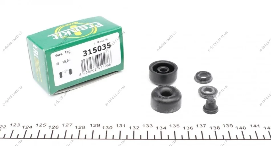 Ремкомплект циліндра гальмівного (заднього) DB 207-310 77-96 (d=15.9mm) (Fag) FRENKIT 315035 (фото 1)