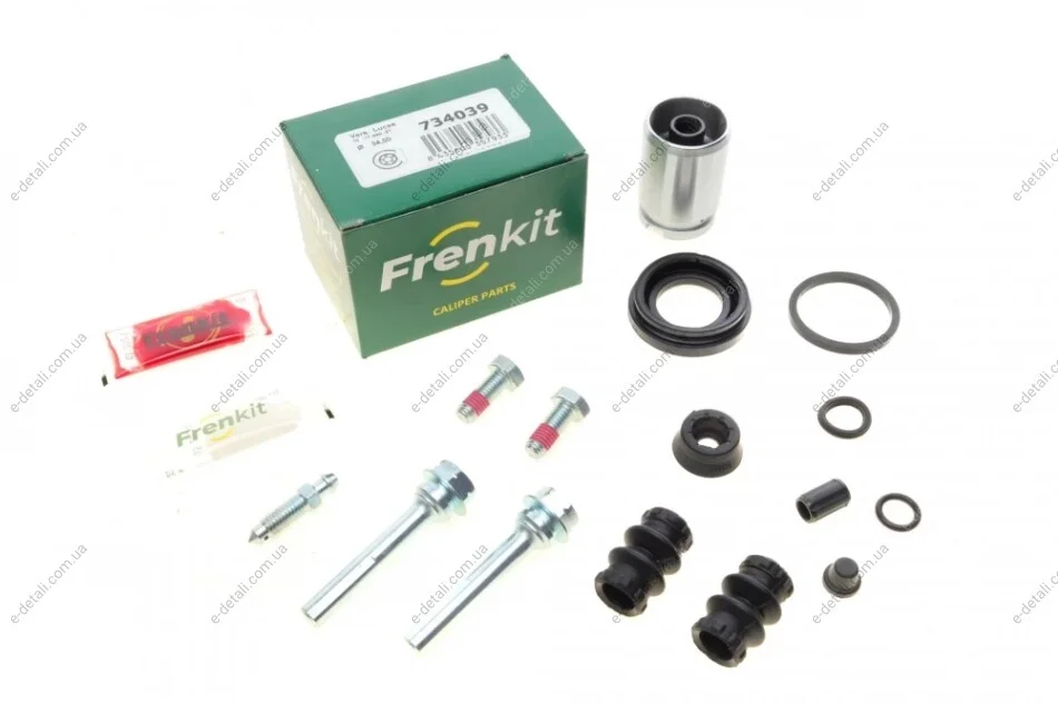 Ремкомплект суппорта (заднего) Renault Megane 01- (d=34mm) (TRW) (+поршень/направляющая) FRENKIT 734039 (фото 1)