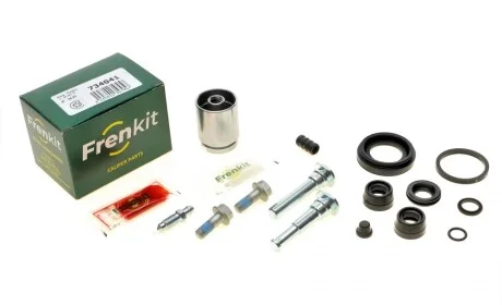Ремкомплект суппорта (заднего) Kia Picanto 1.0/1.1 04- (d=34mm) (+ поршень/направляющая) (Kasko) FRENKIT 734041