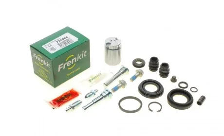 Ремкомплект супорта (заднього) Mazda 6 02-08 (d=34mm) (+поршень/направляюча) (Mando) FRENKIT 734044