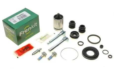 Ремкомплект суппорта (заднего) Honda Accord VI 98-03 (d=34mm) (+поршень/направляющая)(Akebono) FRENKIT 734051