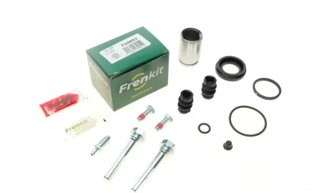 Ремкомплект супорта (заднього) Renault Megane/Scenic 08- (d=34mm) (TRW) (+поршень/направляюча) FRENKIT 734057