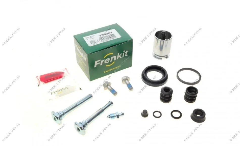 Ремкомплект суппорта (заднего) Fiat Punto 07- (d=40mm) (+поршень/направляющая) (Bosch) FRENKIT 736087 (фото 1)