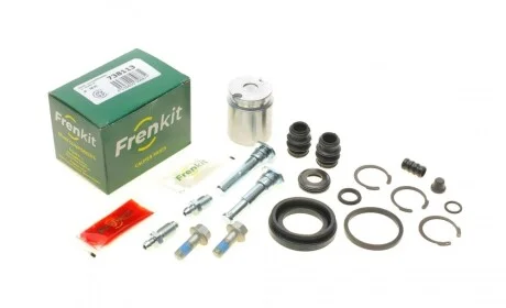 Ремкомплект суппорта (заднего) Nissan Maxima 99-03 (d=38mm) (+ поршень/направляющая) (Lucas) FRENKIT 738113