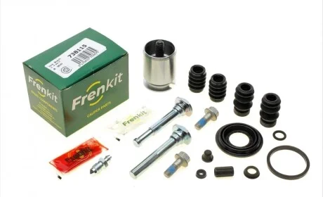 Ремкомплект суппорта (заднего) (L) VW Caddy III 04-15 (d=38mm) (Bosch) (+поршень/направляющая) FRENKIT 738115