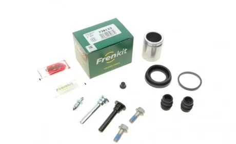 Ремкомплект супорта (заднього) Hyundai Santa Fe 01- (d=36mm) (Mando) (+поршень/направляюча) FRENKIT 738123