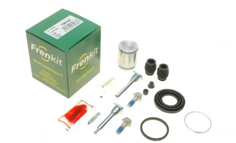 Ремкомплект суппорта (заднего) Subaru Forester/Legacy 97- (d=38mm) (+поршень/направляющая) (Akebono) FRENKIT 738134