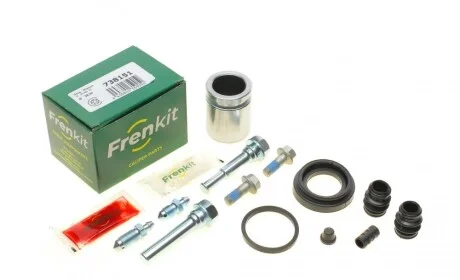 Ремкомплект суппорта (заднего) Subaru Legacy/Forester 03- (d=38mm) (+поршень/направляющая) (Tokic) FRENKIT 738151