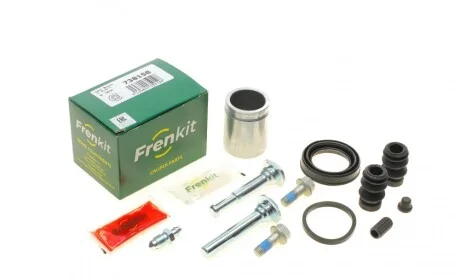 Ремкомплект супорта (заднього) Honda CR-V III/IV 06- (d=38mm) (+поршень/направляюча) (Bosch) FRENKIT 738158