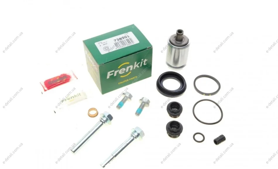 Ремкомплект суппорта (заднего) Mazda 6 12- (d=38mm) (+поршень/направляющая) (Trw) FRENKIT 738301 (фото 1)