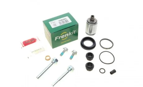 Ремкомплект супорта (заднього) Mazda 6 12- (d=38mm) (+поршень/направляюча) (Trw) FRENKIT 738301