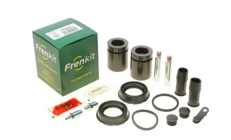 Ремкомплект суппорта (переднего) BMW 5 (E60/E61) 04- (d=42mm) (+2 поршня/направляющая) (Ate) FRENKIT 742211