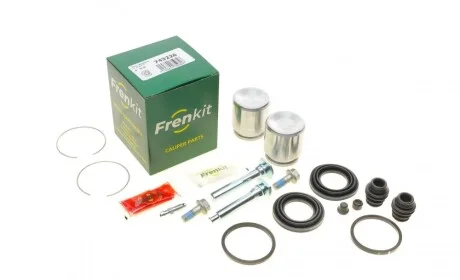 Ремкомплект суппорта (переднего) Subaru Legacy 96-99 (d=43mm) (+2 поршня/направляющая) (Akebono) FRENKIT 743226