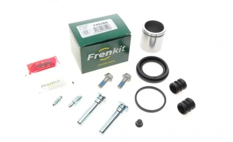 Ремкомплект супорта (заднього) Land Rover Discovery 98-04 (d=45mm) (+поршень/направляюча) (Trw) FRENKIT 745268