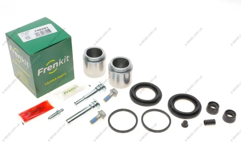 Ремкомплект суппорта (переднего) Kia Sorento 02- (d=46mm)(Kasko)(+2 поршня/направляющая) SuperKit FRENKIT 746291 (фото 1)