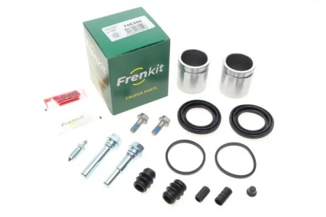 Ремкомплект суппорта (переднего) Nissan NP300 05- (d=46mm) (Niss)(+2 поршня/направляющая) SuperKit FRENKIT 746296