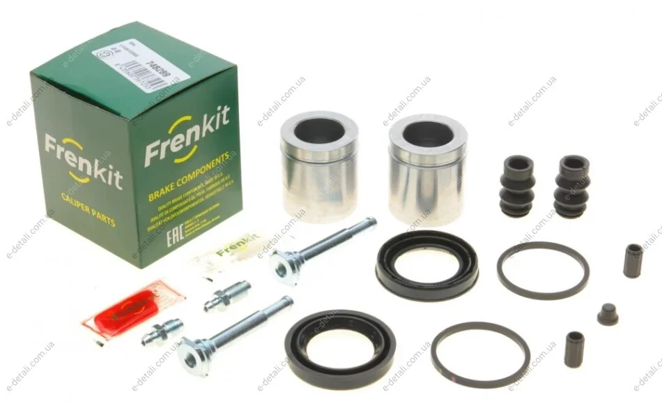 Ремкомплект суппорта (переднего) Jeep Grand Cherokee 04-10 (d=48 mm) (KH) (+поршень/направляющая) FRENKIT 748289 (фото 1)