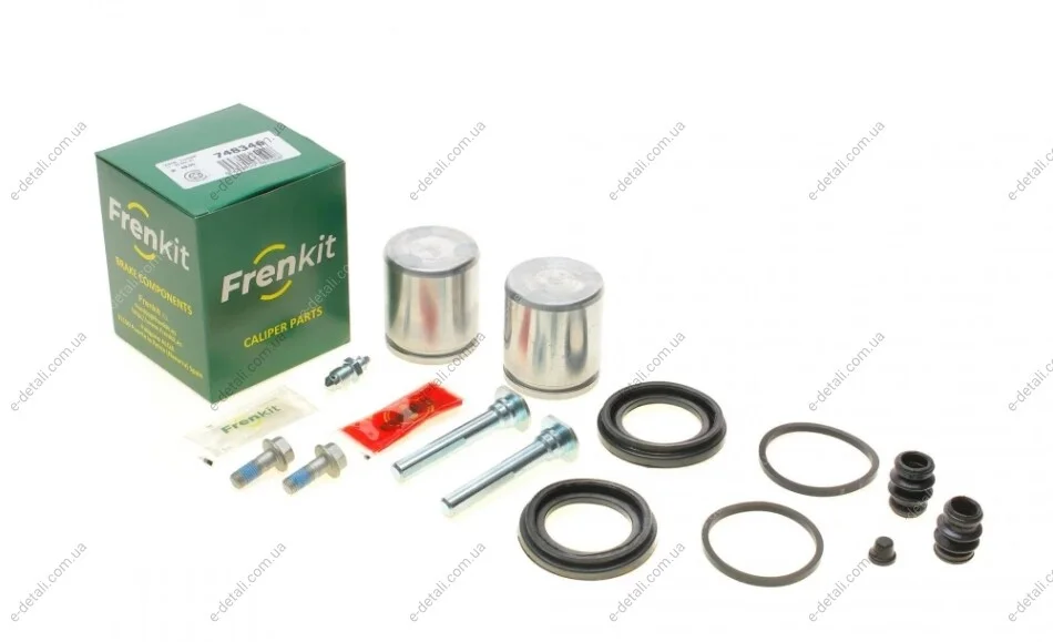 Ремкомплект суппорта (переднего) Land Rover Range Rover 94- (d=48mm)(Lucas)(+2 поршня/направляющая) FRENKIT 748346 (фото 1)