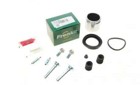 Ремкомплект суппорта (переднего) Daewoo Kalos/Chevrolet Aveo 02-(d=52mm)(Dac)(+1 поршен/направляюща) FRENKIT 752390