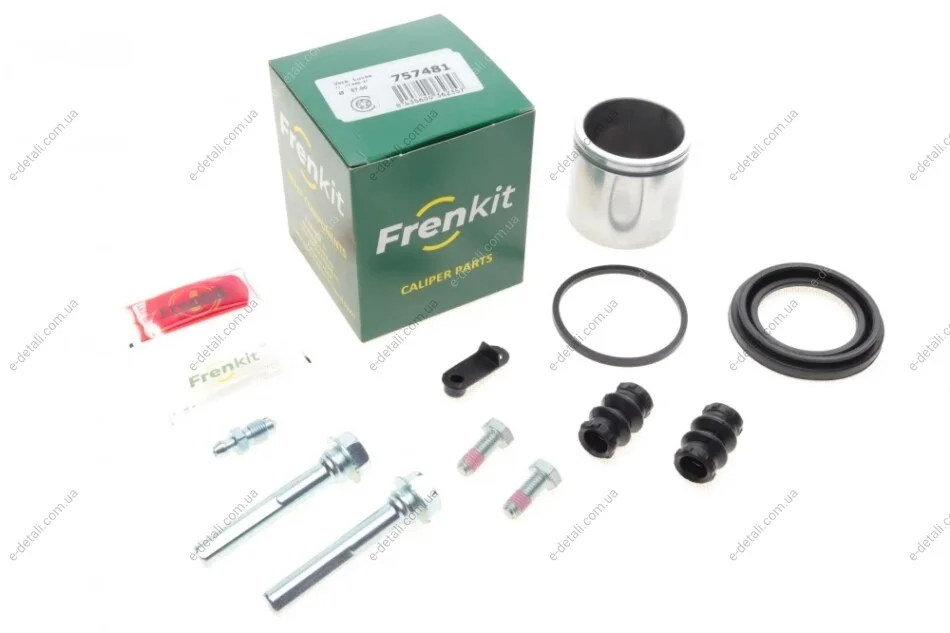 Ремкомплект суппорта (переднего) Peugeot 406 95-04 (d=57mm)(Lucas)(+1 поршень/направляющая) SuperKit FRENKIT 757481 (фото 1)