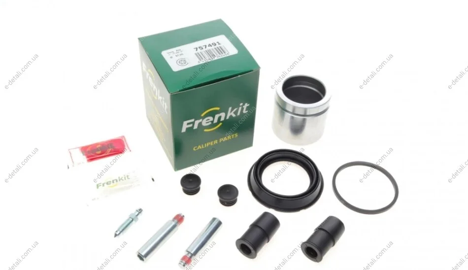 Ремкомплект суппорта (переднего) BMW X3 (E83) 04- (d=57mm)(Ate)(+1поршень/направляющая) SuperKit FRENKIT 757491 (фото 1)