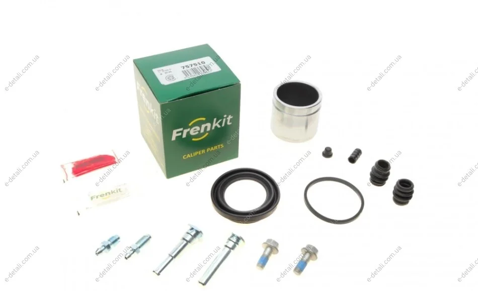 Ремкомплект суппорта (переднего) Hyundai Sonata 98-05 (d=57mm)(+ поршен/направляющая) SuperKit FRENKIT 757510 (фото 1)