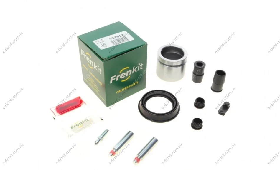 Ремкомплект суппорта (переднего) Nissan Primera 96-02 (d=57mm)(Akeb)(+ поршен/направляющая)SuperKit FRENKIT 757517 (фото 1)