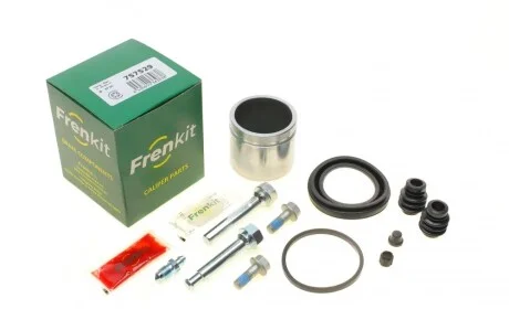 Ремкомплект суппорта (переднего) Hyundai Elantra 06-11 (d=57mm)(Mando)(+ поршен/направляющая) Super FRENKIT 757529
