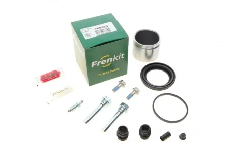 Ремкомплект суппорта (переднего) Mitsubishi L200/Nissan NV 200 05- (d=60mm)(+ поршен/направ)(Tokic) FRENKIT 760585