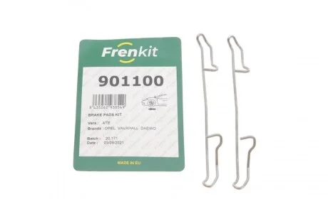 Планка суппорта (переднего) прижимная (к-кт) Daewoo Nexia/Lanos 95- (Ate) FRENKIT 901100