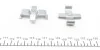 Планка супорта (заднього) прижимна (к-кт) MB E-class (W124/W210) 93-03 (Ate) FRENKIT 901195 (фото 2)